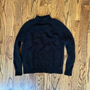 J. Crew Women's Black Mock Neck Sweater